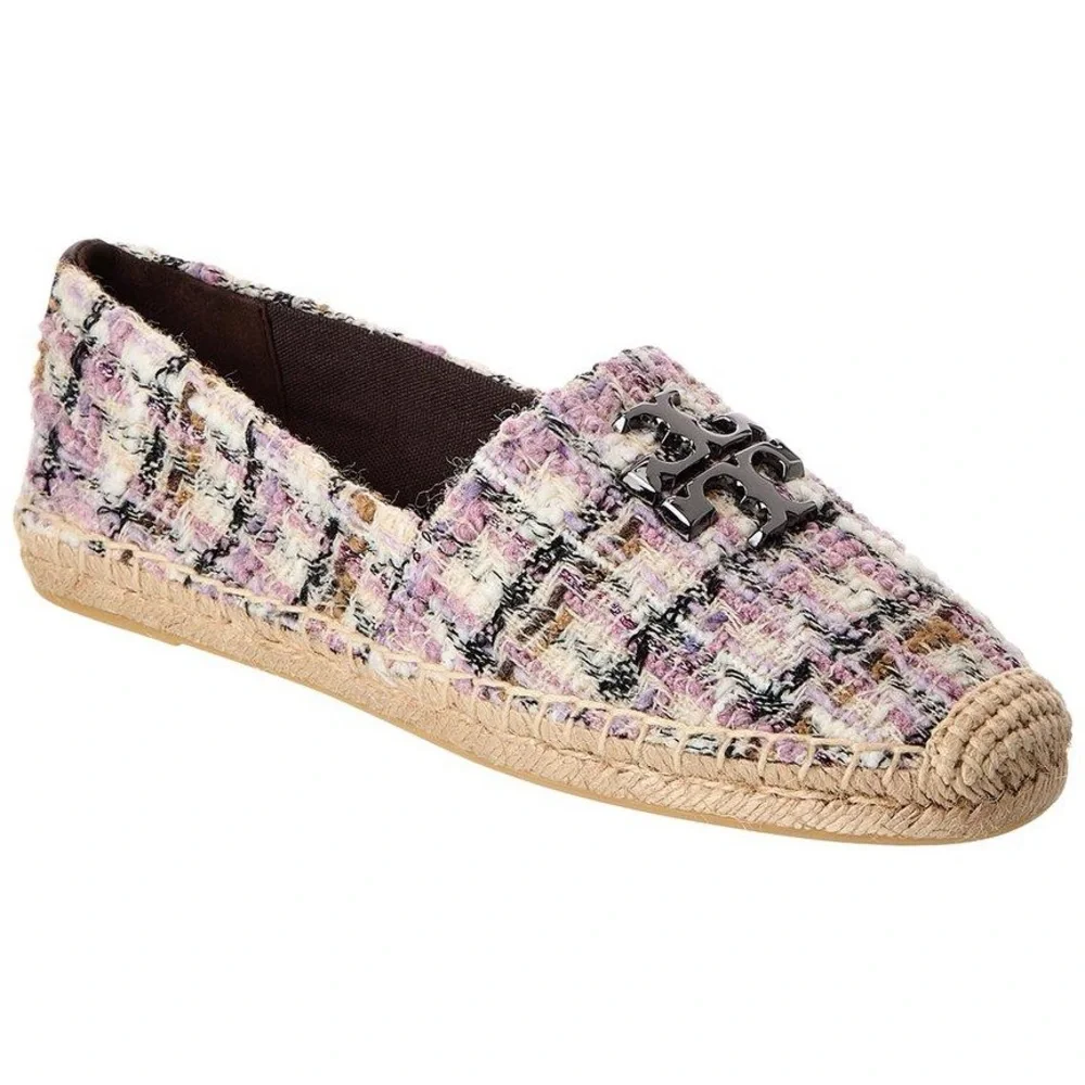 Tory Burch | Everly Tweed Espadrille -Purple Multicolor Tweed - Picture 1 of 12
